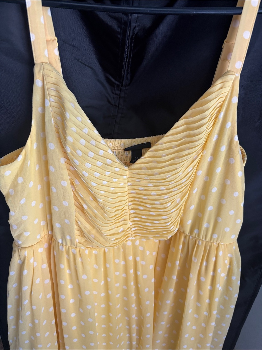 torrid Yellow Polka Dot Spaghetti-Strap Maxi Dress - Picture 2 of 3